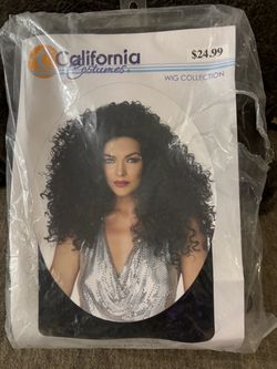 California Costumes Disco Diva Curly Black Wig