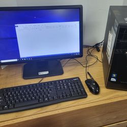HP DESKTOP WITH AMD AND 500G HARD DRIVE (DESKTOP17)
