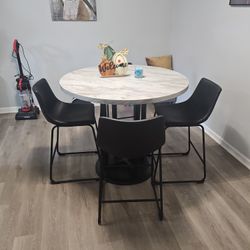 Marbel Top Dining Room Table