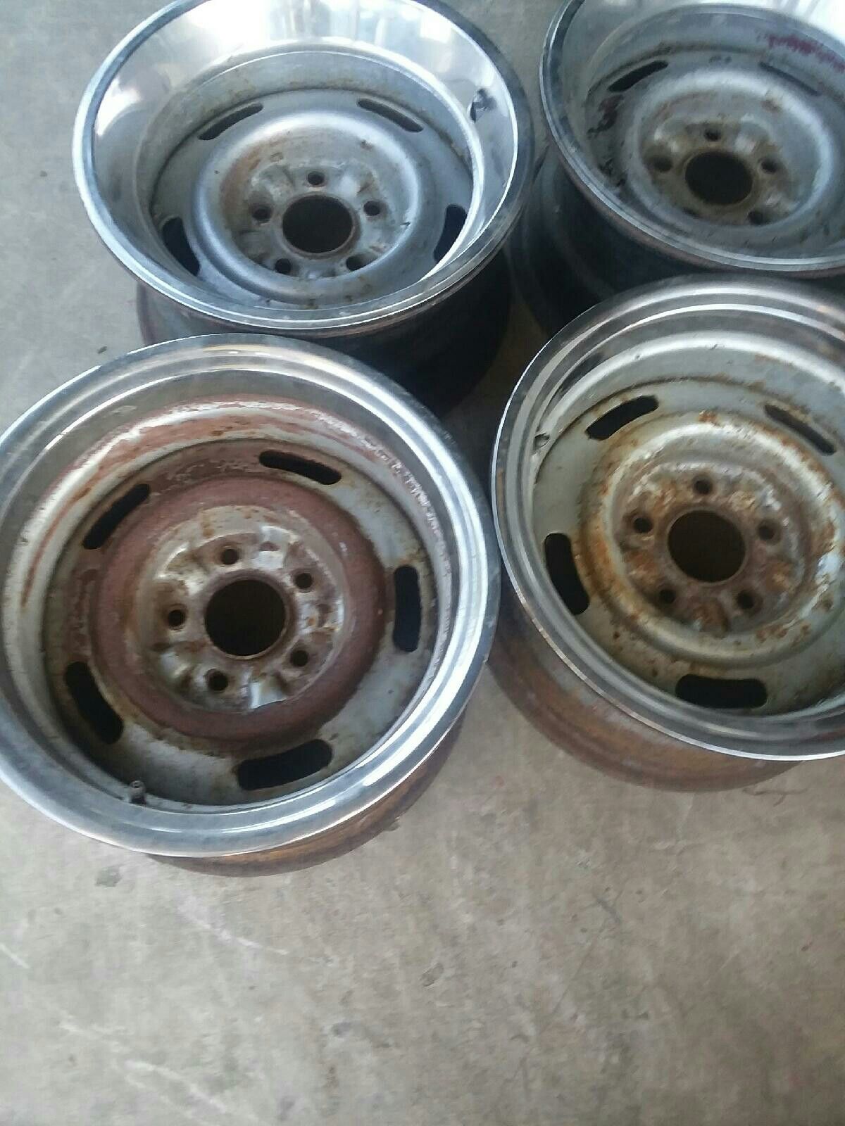 15x8 Chevy rally wheels for Sale in San Antonio, TX - OfferUp