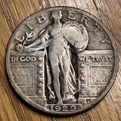1929 Standing Liberty Quarter. Full Date