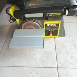 Used Ryobi Belt And Disc Sander 