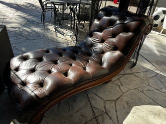 Leather Chaise Lounge Sofa