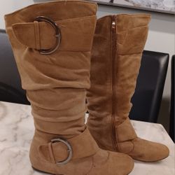 Suede Boots