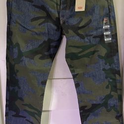 Levi's 501 Camo Men's Jeans33 x 32 New 