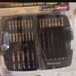 Porter Cable drill Bet Set 