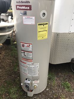 Pulled out 50 gallon gas water heater