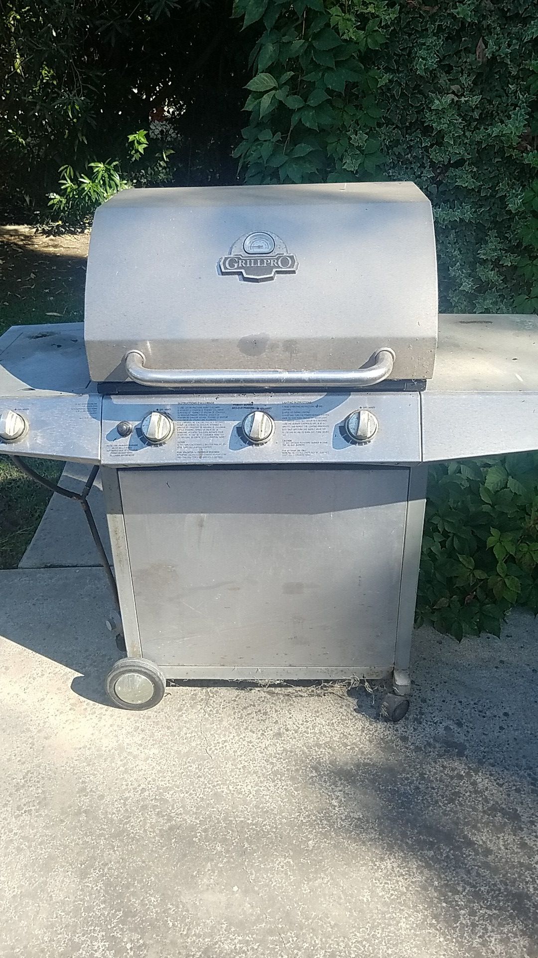 Grillpro gas BBQ grill