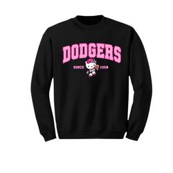 Dodger Hello Kitty Sweatshirt  All Sizes 