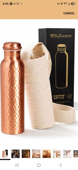 32oz pure copper water bottle