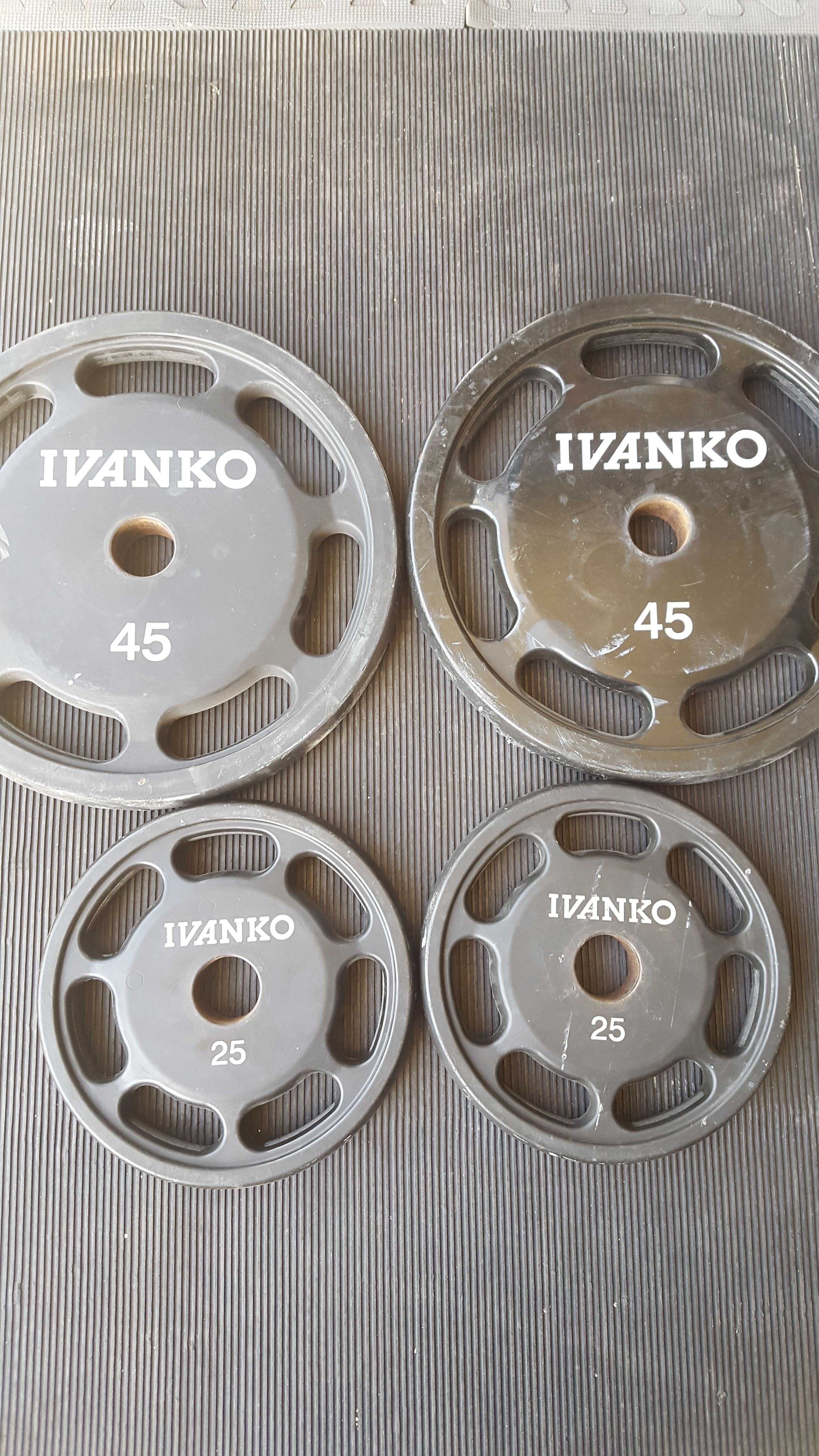 Ivanko olympic weight urethane slotted plate