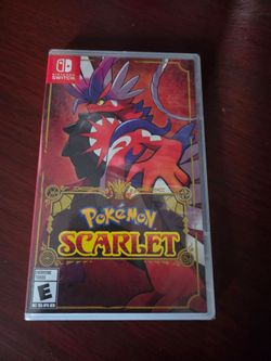 3 Nintendo switch games (bundle) pokemon scarlet (sealed) / pokemon sword / Mario Strikers