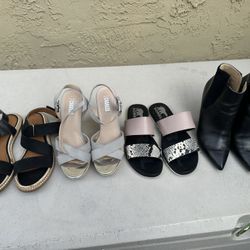 4 pairs of Women Shoes size 6.5 for $25 for ALL (used value over $100)