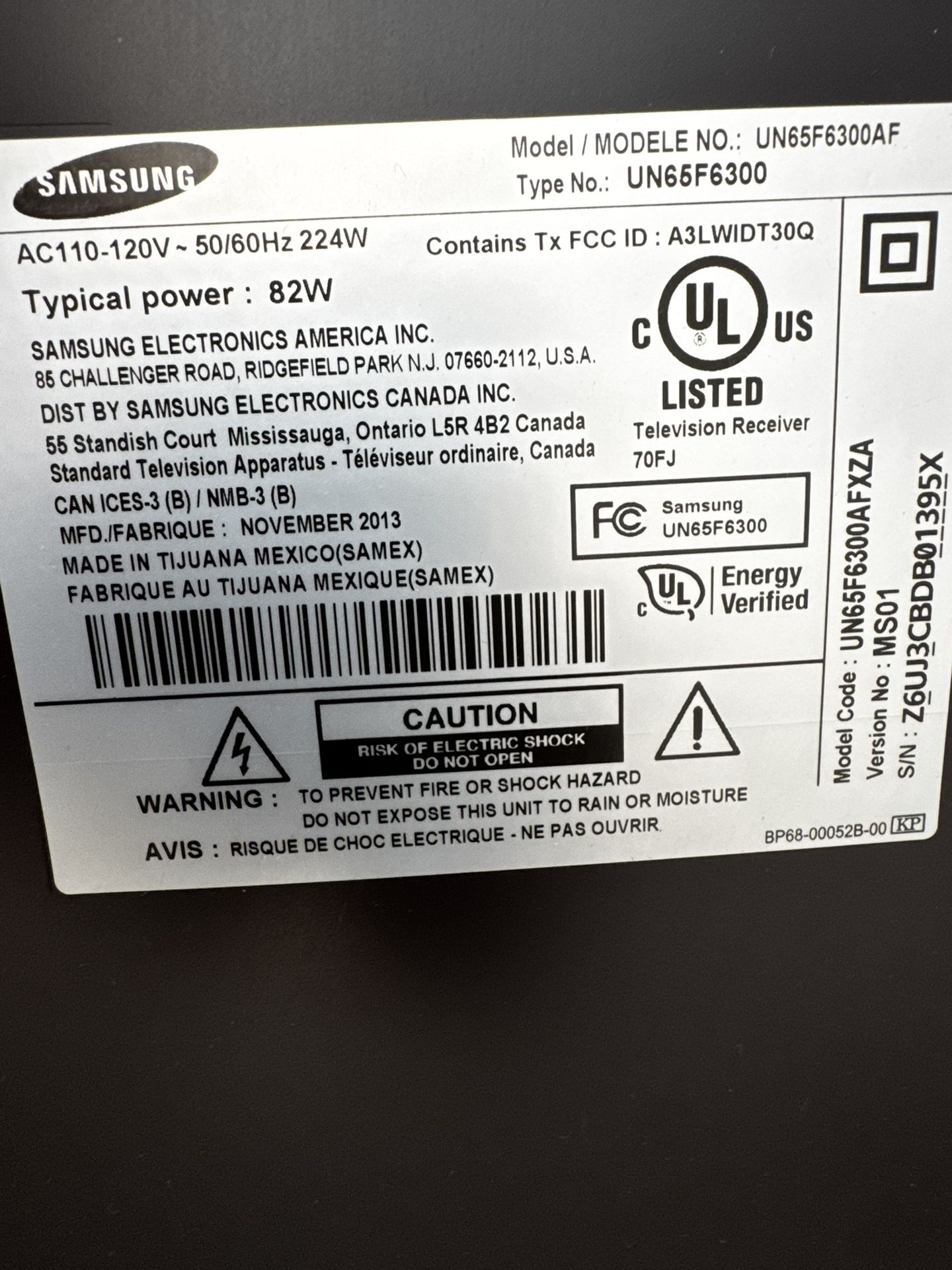 samsung tv 65 inch