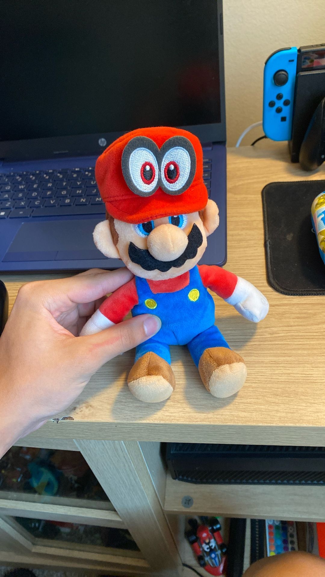 Super Mario with Removable Red Cappy Hat (Odyssey Style) Plush 7.5’’