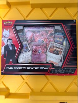 Pokémon Team Rocket's Mewtwo ex Box