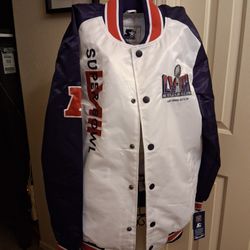 Super Bowl LVIII Starter Full-Snap Varsity Jacket Men’s Sz L