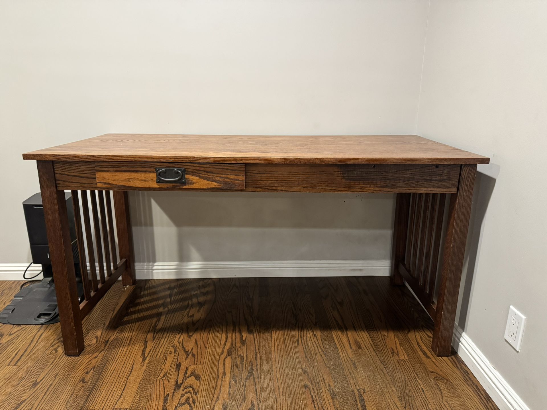 Solid Oak Mission style desk