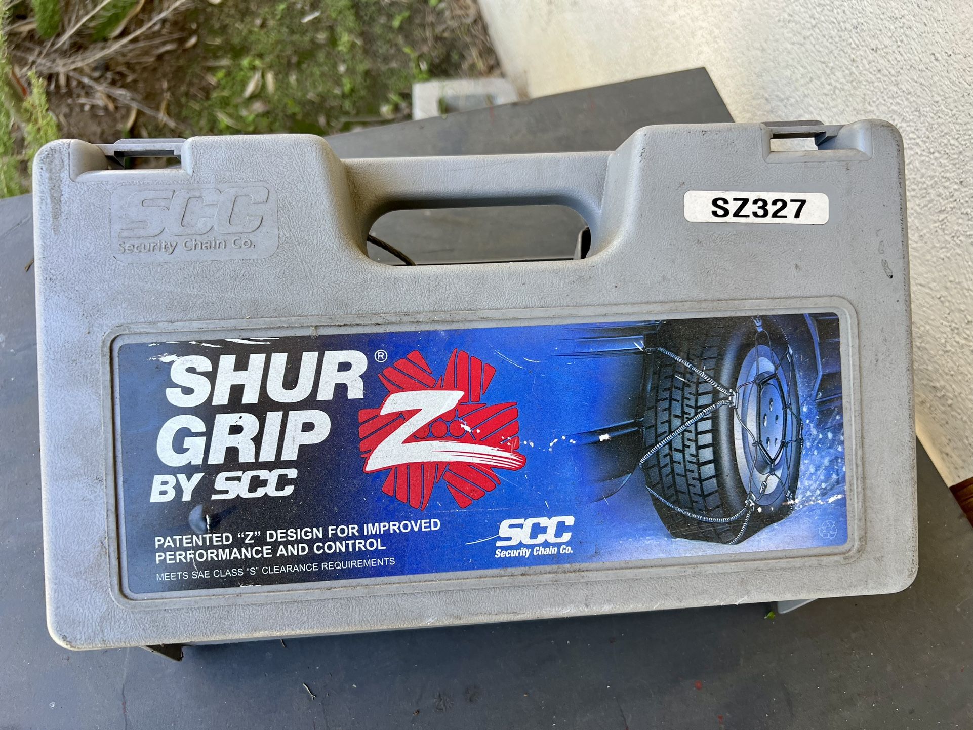 SHUR GRIP BY SCC Snow Chains For Car Tires (See Photo For Tire Size)