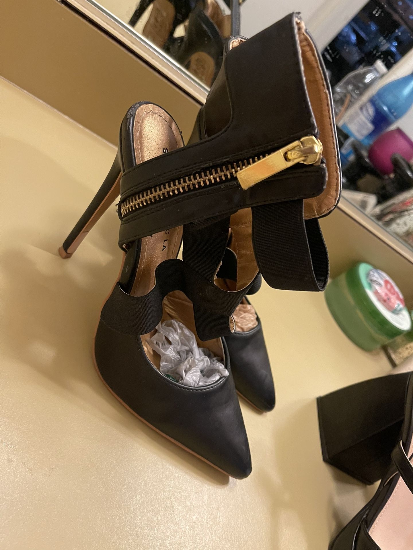 Black heels