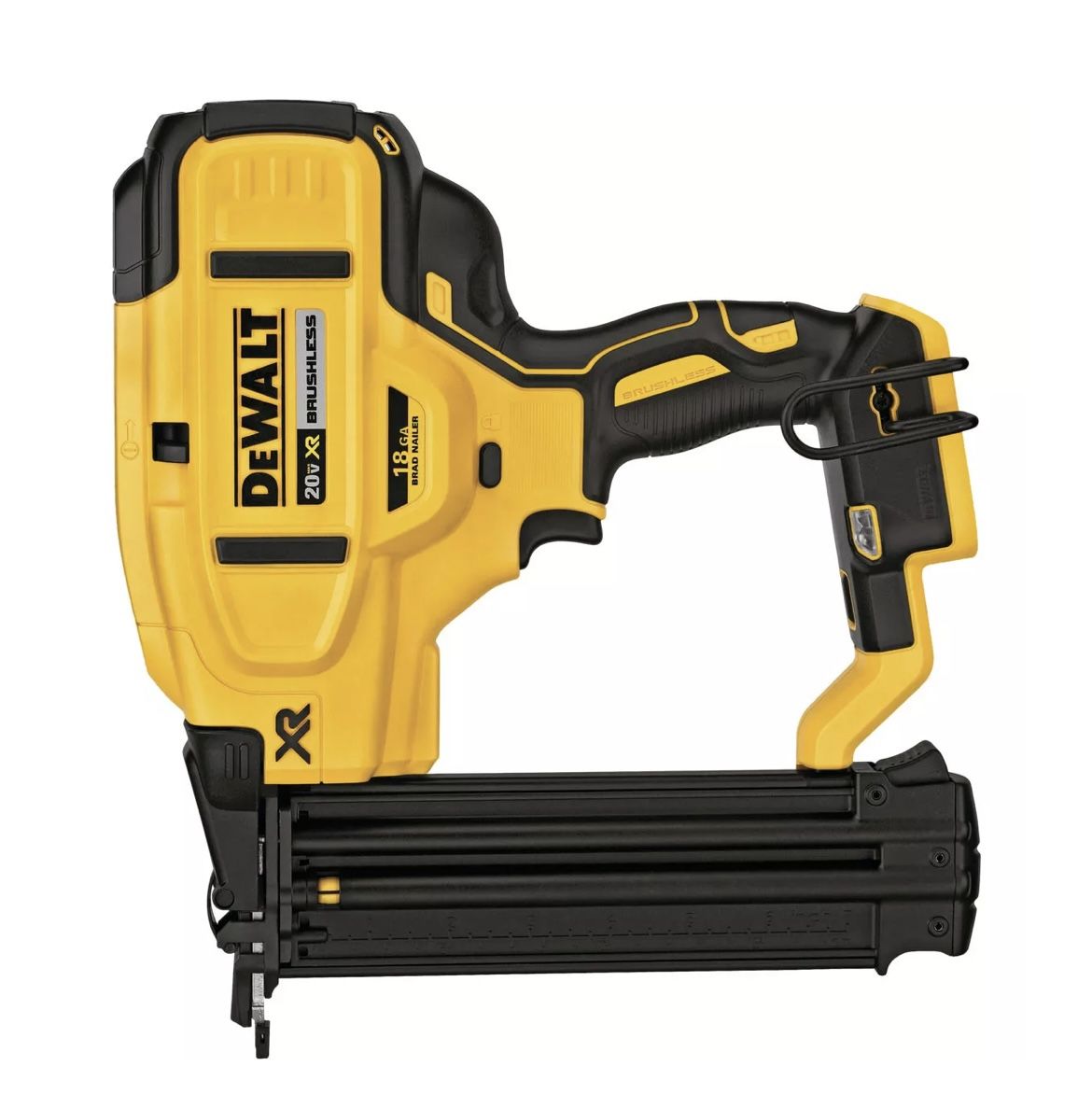 DEWALT 20V MAX XR Brushless 18- Gauge 2-1/8 In. Cordless Brad Nailer