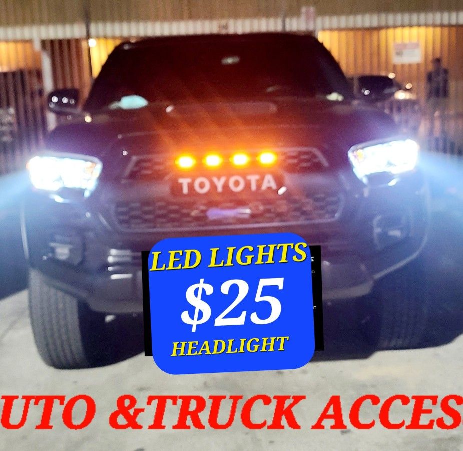 Led Lights Led Fog Lights HID Lights Led Interior Led Daytime Running Lights Luces Bulbs Led Headlights Focos Led Super Bright From 25pair