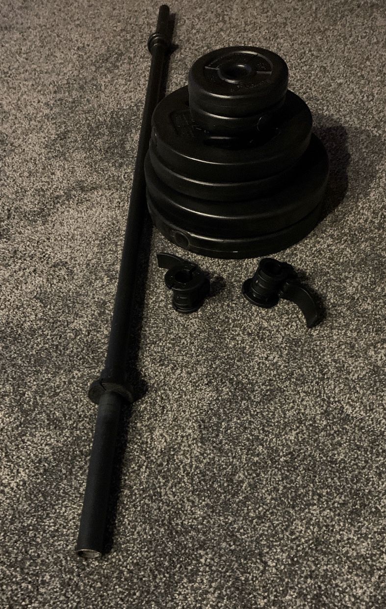 Don Oliver barbell Weight set for Sale in Seymour, CT OfferUp