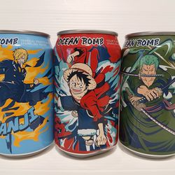 ONE PIECE  Sparkling Water LUFFY-SANJI-ZORO