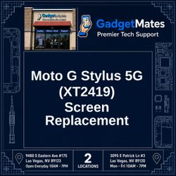 Moto G Stylus 5G (XT2419) Screen Replacement