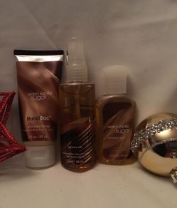 New bath and body works Warm Vanilla Sugar Mini Christmas gift Set
