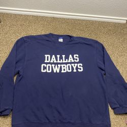 Reebok Dallas Cowboys Sweater Pullover Sweatshirt  Size Xl