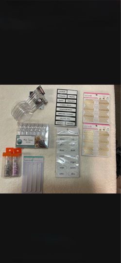 CA. MINI SPOONS. KITCHEN STICKERS. ETC.