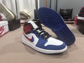Jordan 1 Mid Multicolor Swoosh Size