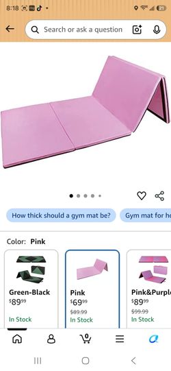 Gymnastics mats