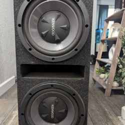 12in  Kenwood And Amplifier 