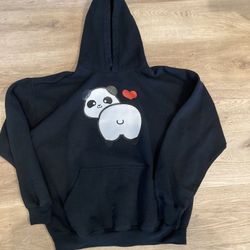 Thick Hooded Sweatshirt Size L