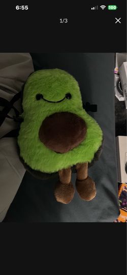 Avocado Plushie Bag