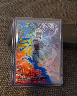 CeeDee Lamb Dallas Cowboys Numbered /99 Holo Card