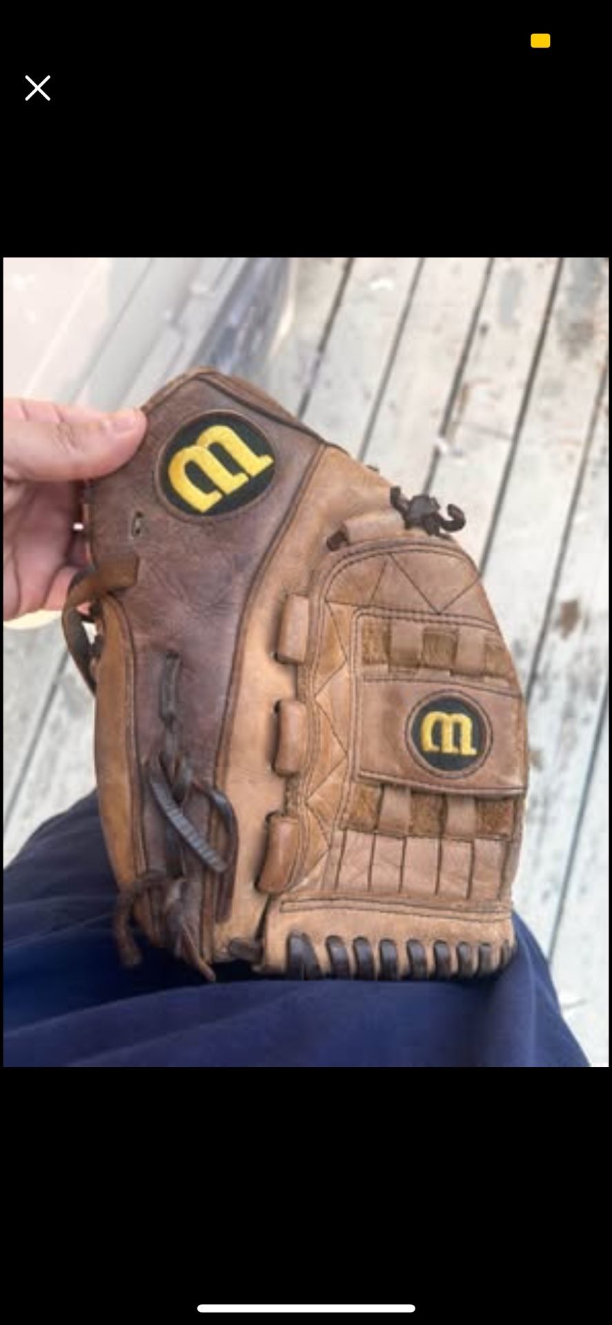 Wilson A1K Baseball Glove – Pro Quality Leather, left hand