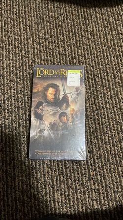 Lord of the Rings: Return of the King VHS brand new sealed