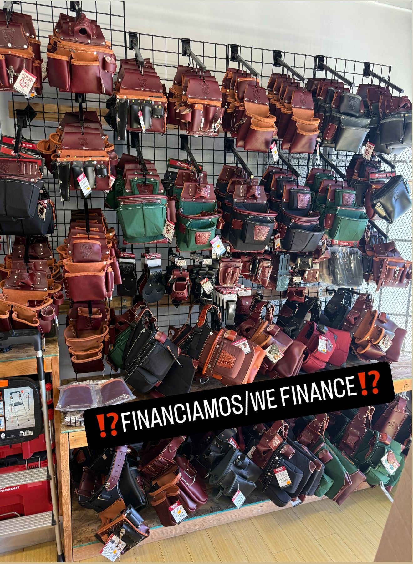 OCCIDENTAL TOOL BAG SETS NUEVO INVENTARIO/NEW INVENTORY**(FINANCIAMOS/WE FINANCE)**