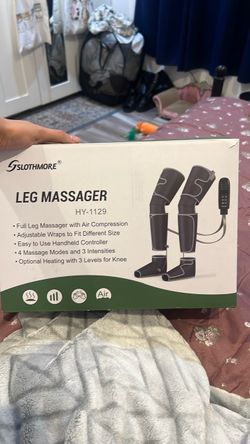 Leg massager with air compression