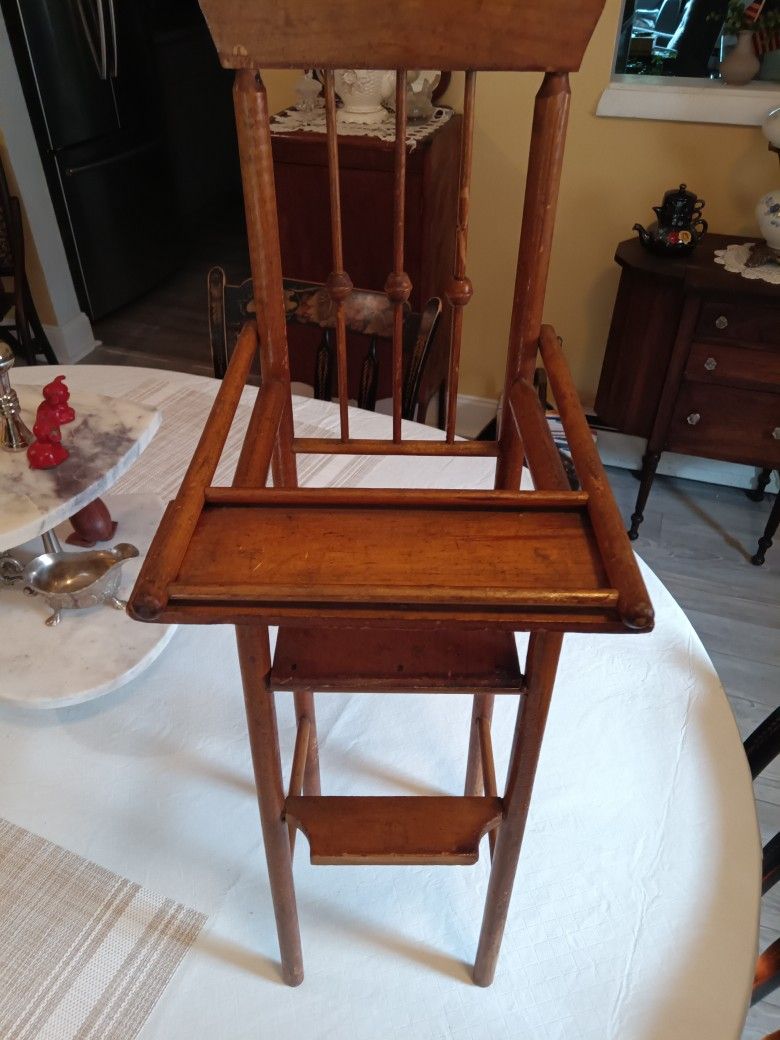 Wooden Doll High Chair