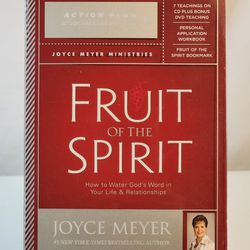 Joyce Meyer Fruit of the Spirit #1 New York Times Best Seller 7 Disc CD. Excellent condition 7 disc audio cd plus DVD bonus teachings. Msrp $30
