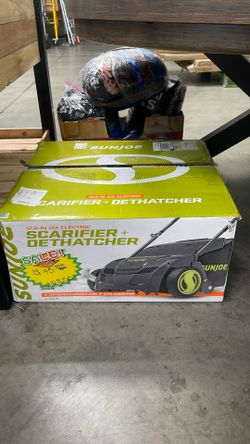 Sunjoe Scarifier + Dethatcher 12.6 In 12A Electric