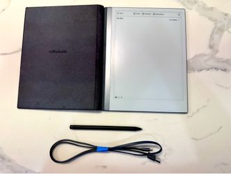reMarkable 2 Paper Tablet w/ Marker, Folio Case & Charging Cable