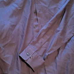 2 Mens Long Sleeve Dress Shirts 