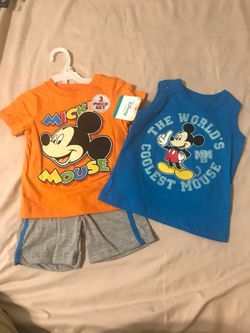 Mickey Mouse outfit 3 piece