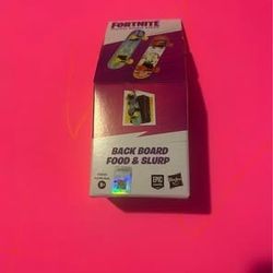 new sealed fortnite royal series back board food and slurp set