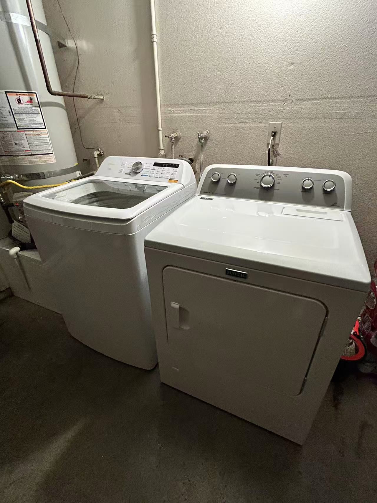 washer and dryer 